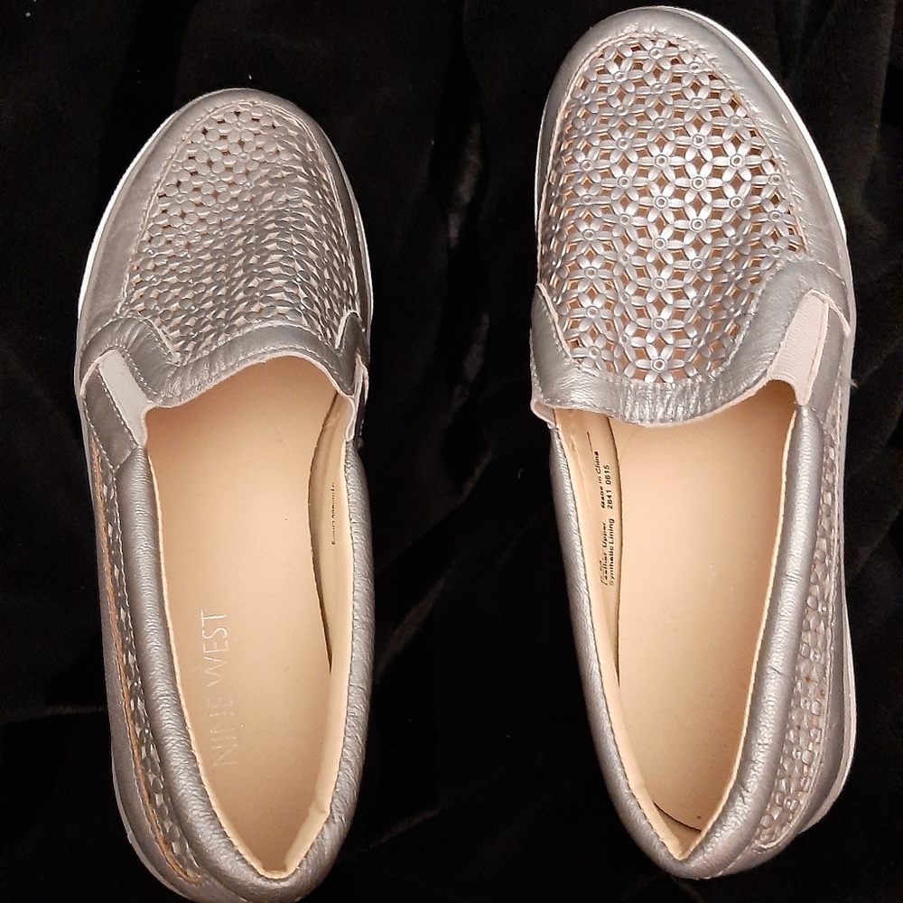 NINE WEST WOMEN'S CASUAL CHOES.SZ::6M.NWBANTER .LEATHER UPPER SYNTHETIC LINING.M